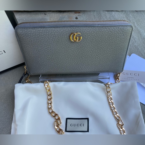 Gucci Marmont Zip Around Wallet/Box/Dustbag/AM Chain - Picture 4 of 15